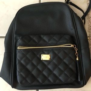 Mini leather backpack